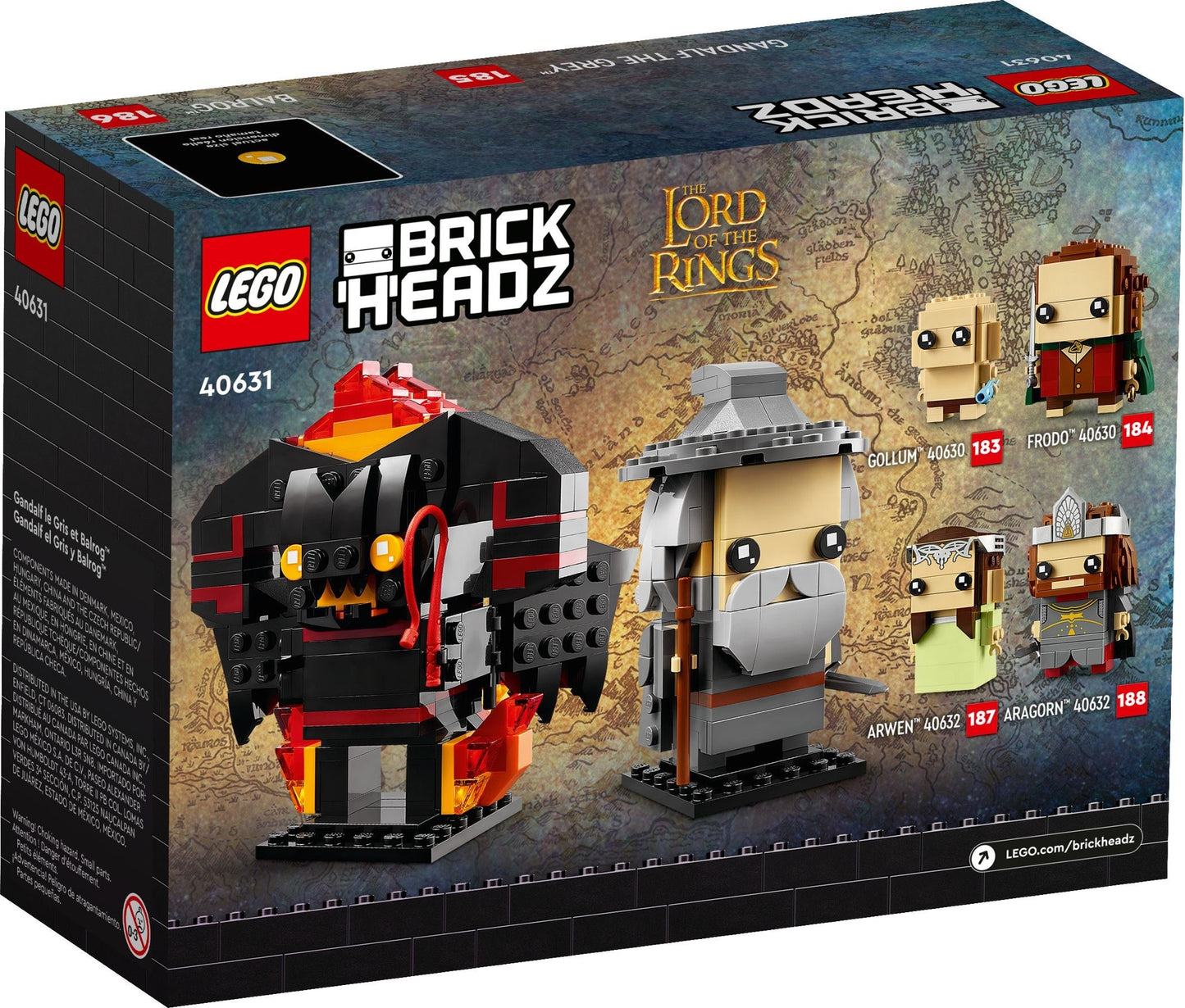 Gandalf the Grey & Balrog | BrickHeadz | 40631