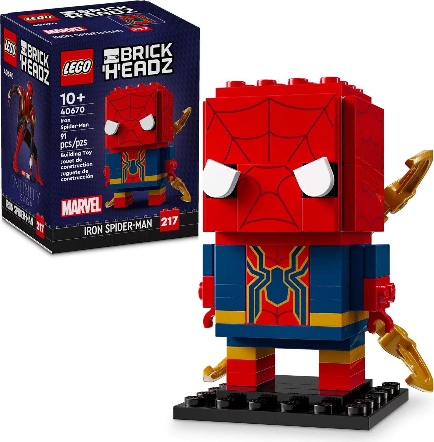 Iron Spider-Man | BrickHeadz | 40670