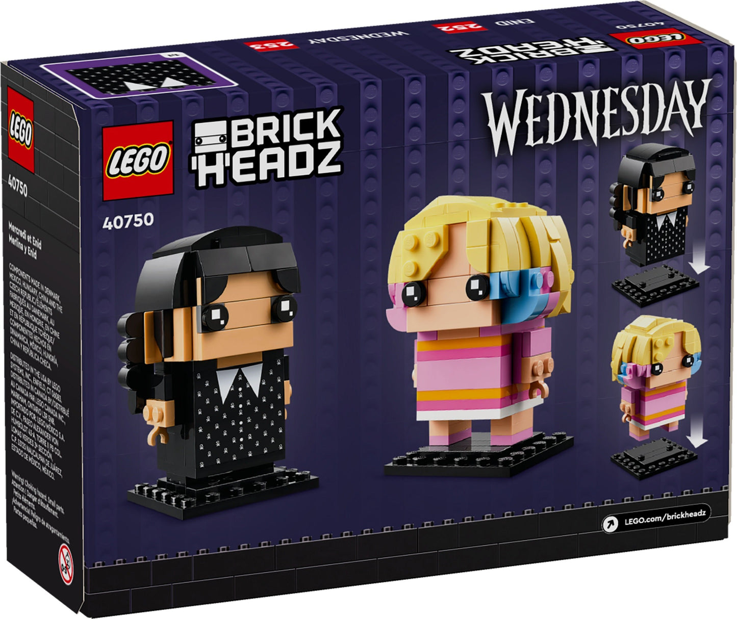 Wednesday & Enid | BrickHeadz | 40750