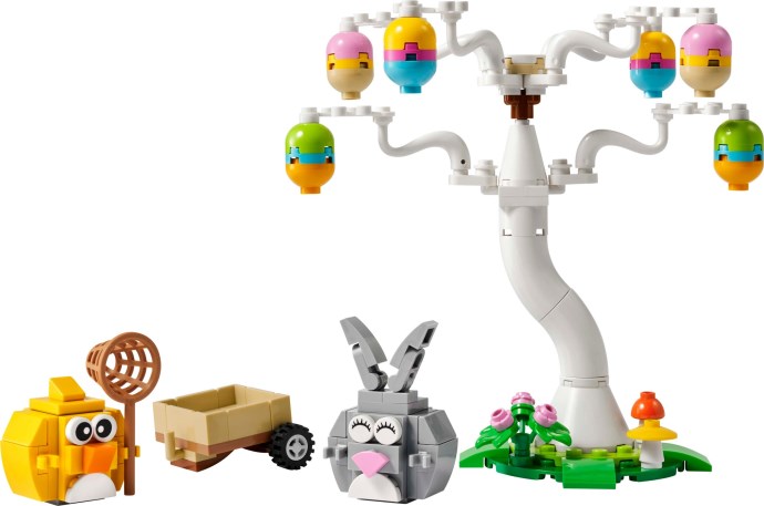 Chasse aux œufs de Pâques (lapin et poussins) | Saisonnière | 40808