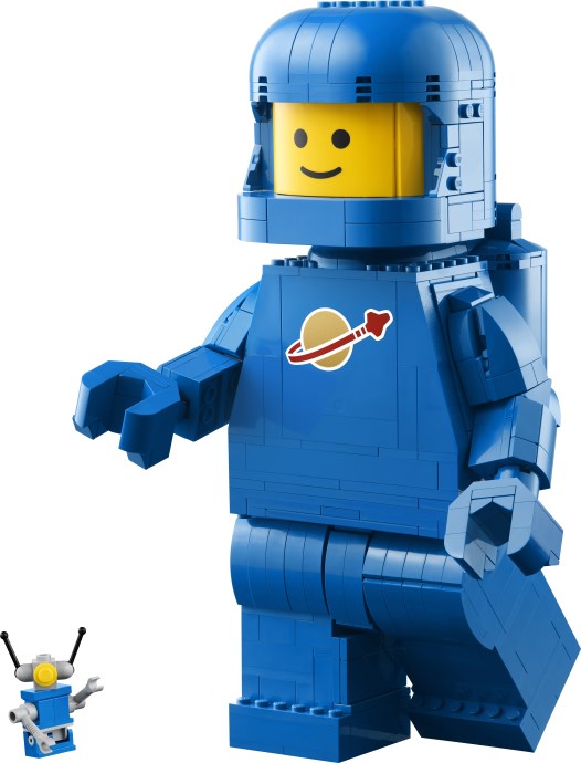Minifigurine d'astronaute bleu agrandie | Divers | 40921