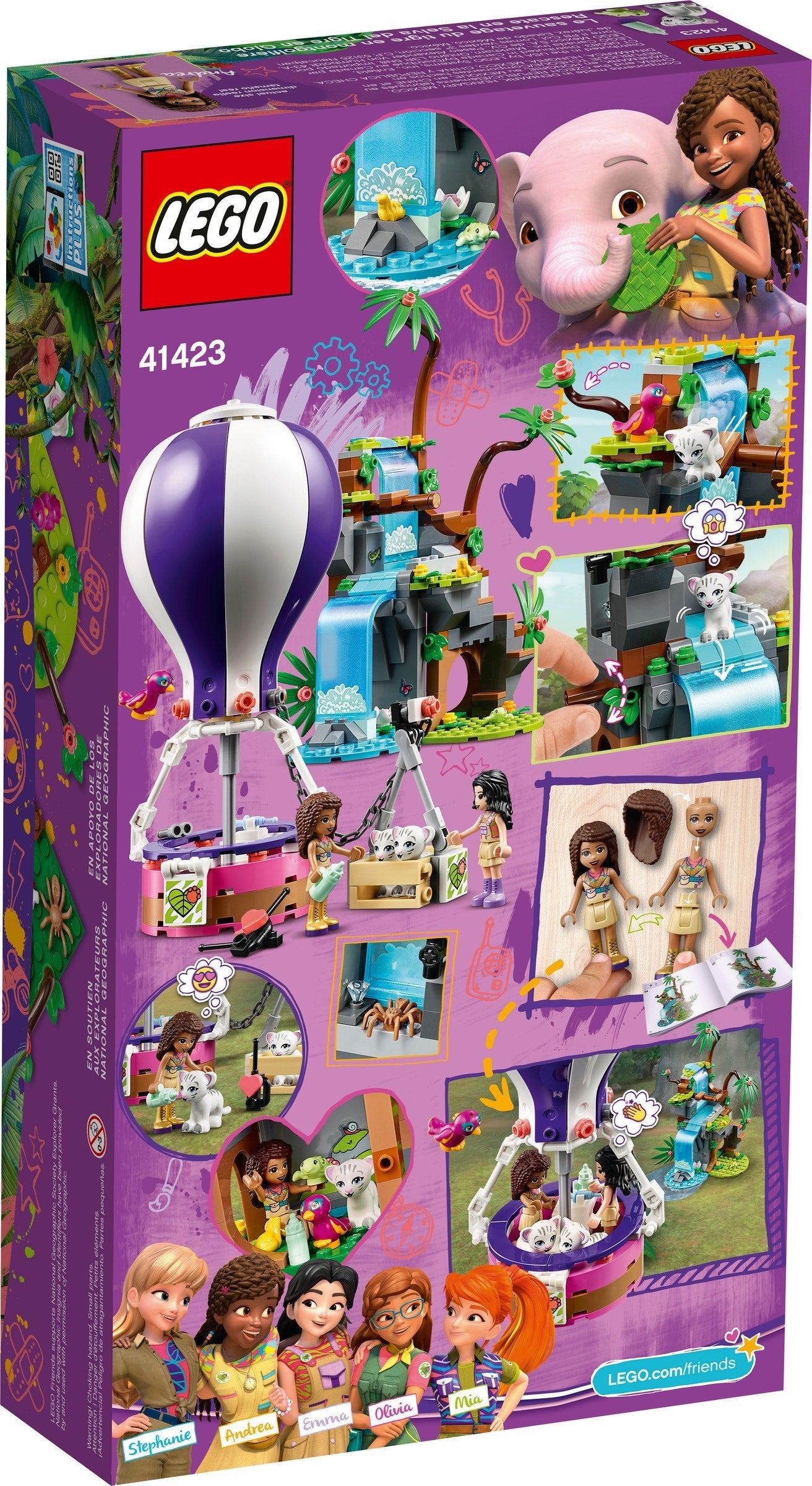 Tiger Hot Air Balloon Jungle Rescue | Friends | 41423