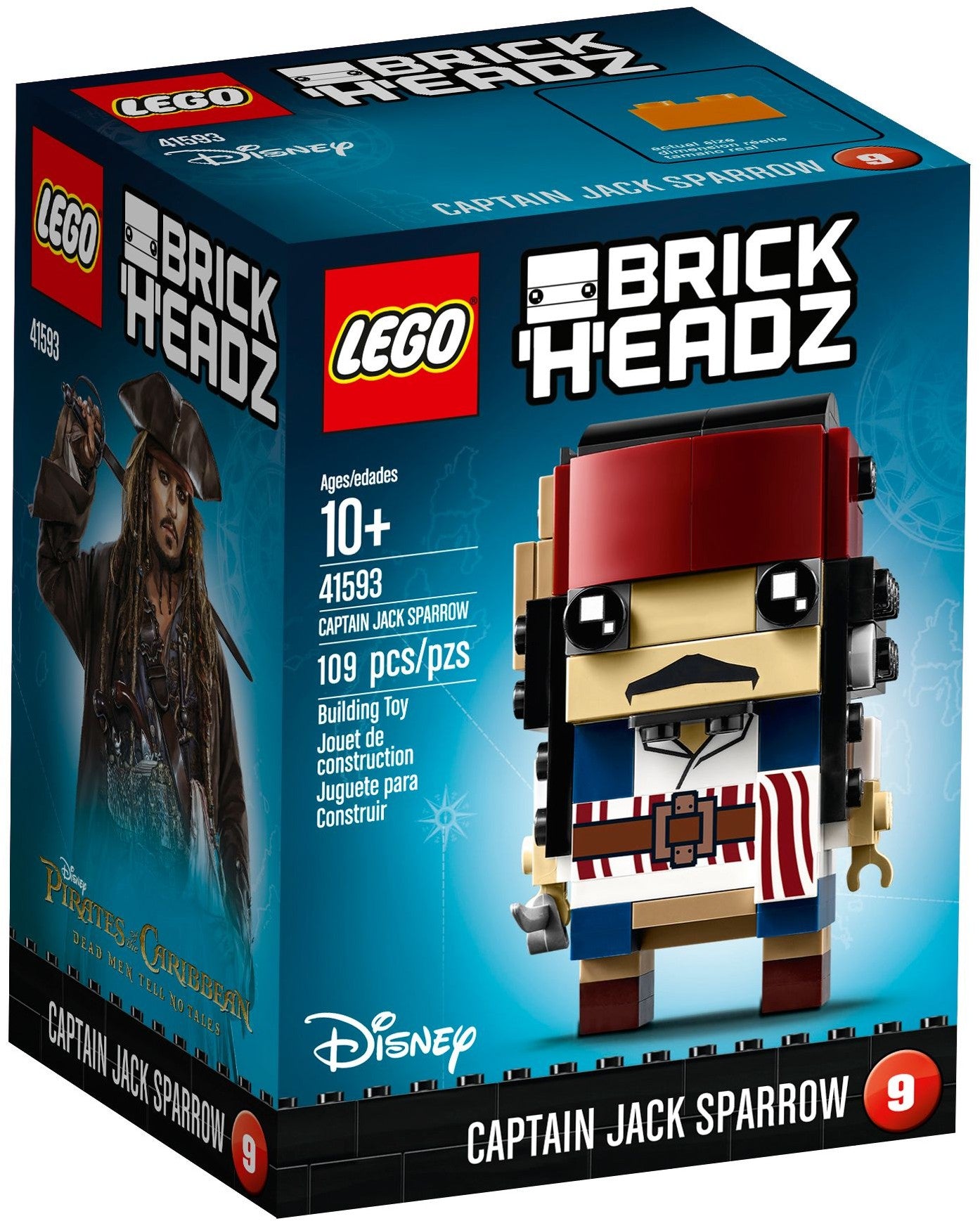 Captain Jack Sparrow | BrickHeadz | 41593