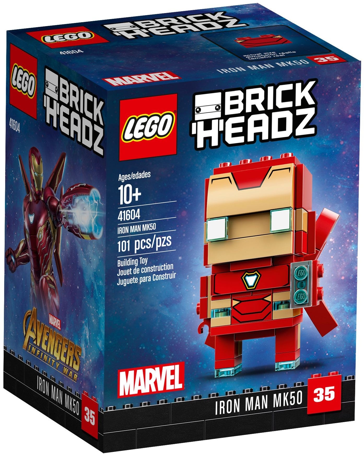 Iron Man MK50 | BrickHeadz | 41604