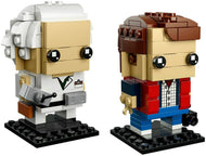 Marty McFly & Doc Brown | BrickHeadz | 41611