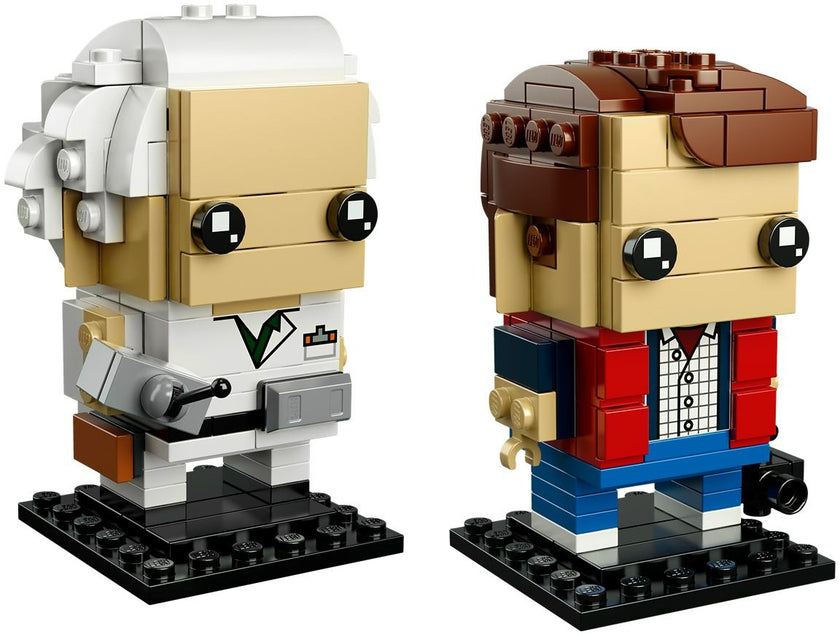 Marty McFly & Doc Brown | BrickHeadz | 41611
