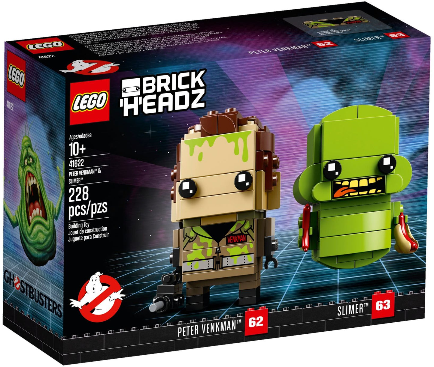 Peter Venkman & Slimer | BrickHeadz | 41622