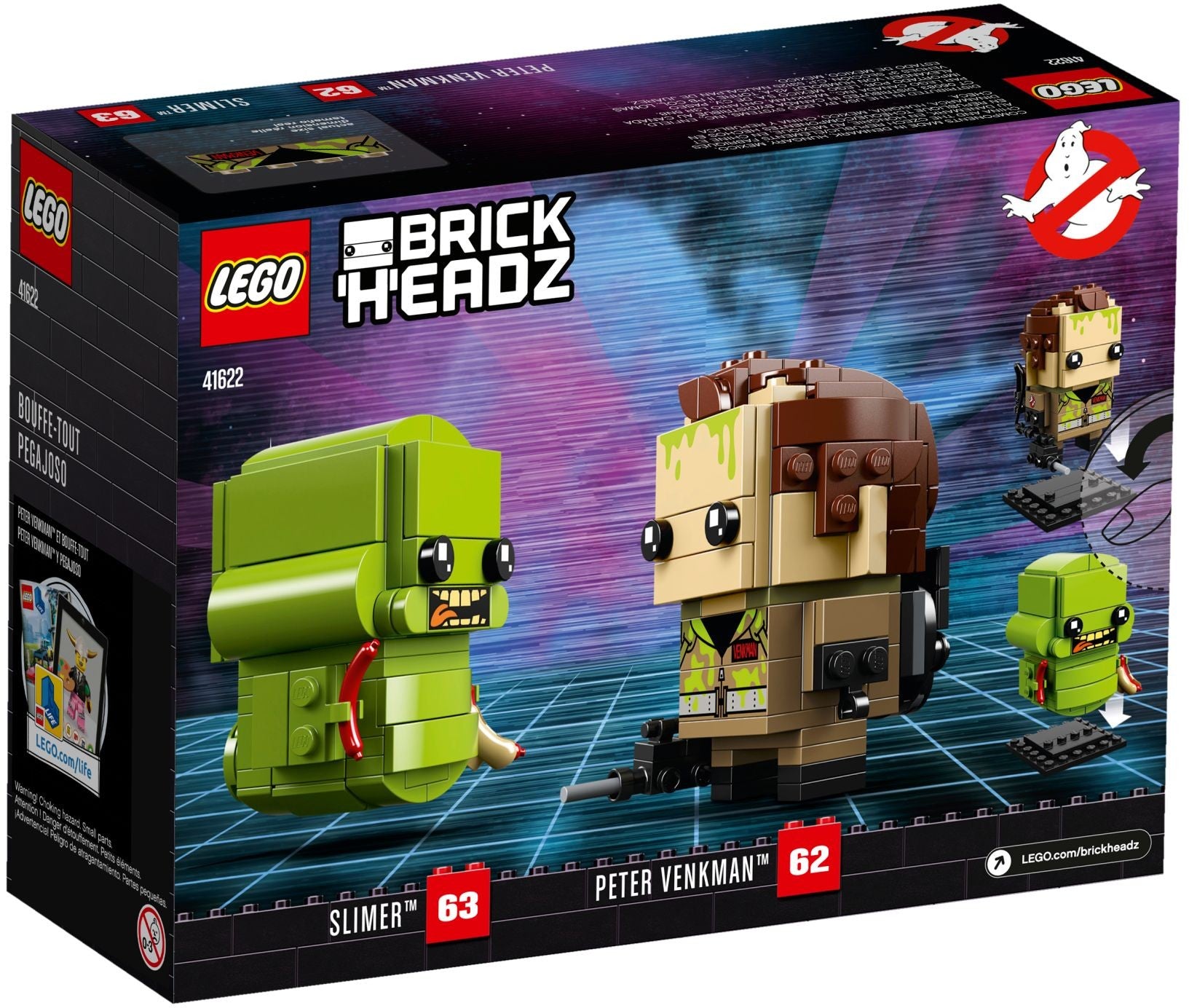 Peter Venkman & Slimer | BrickHeadz | 41622