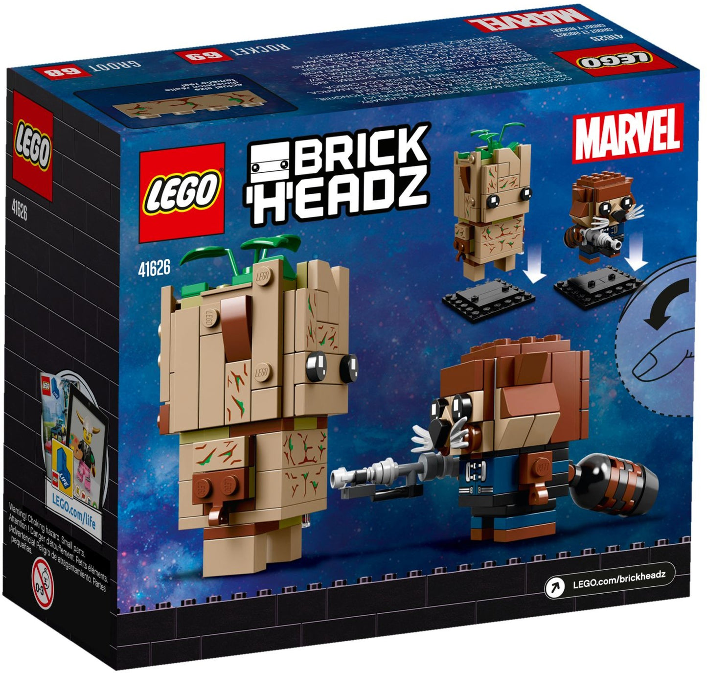 Groot et Rocket | BrickHeadz | 41626