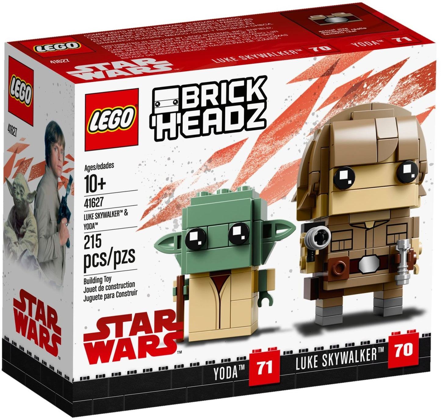 Luke Skywalker & Yoda | BrickHeadz | 41627