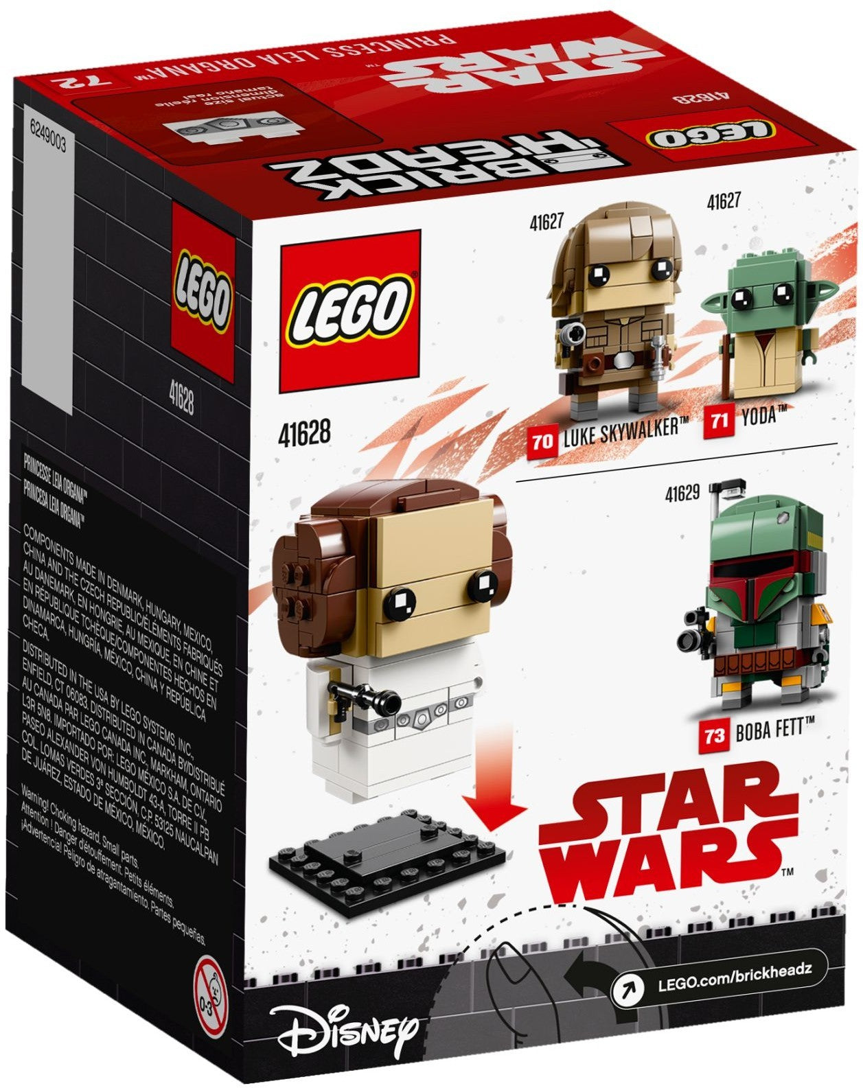 Princess Leia Organa | BrickHeadz | 41628