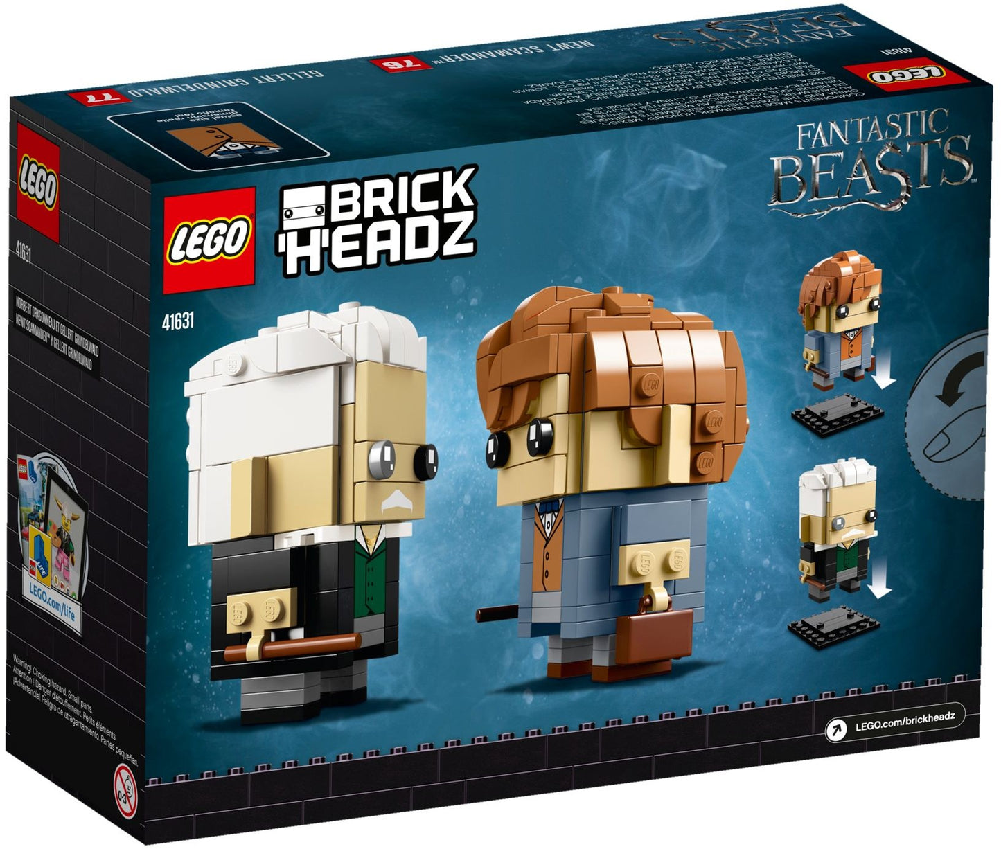 Newt Scamander & Gellert Grindelwald | BrickHeadz | 41631