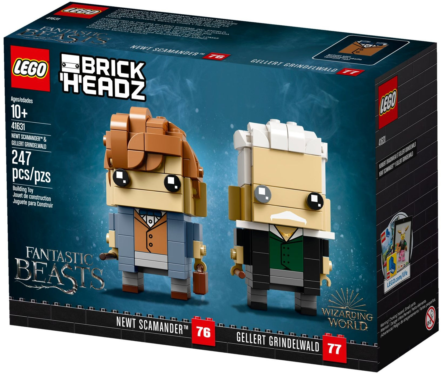 Newt Scamander & Gellert Grindelwald | BrickHeadz | 41631