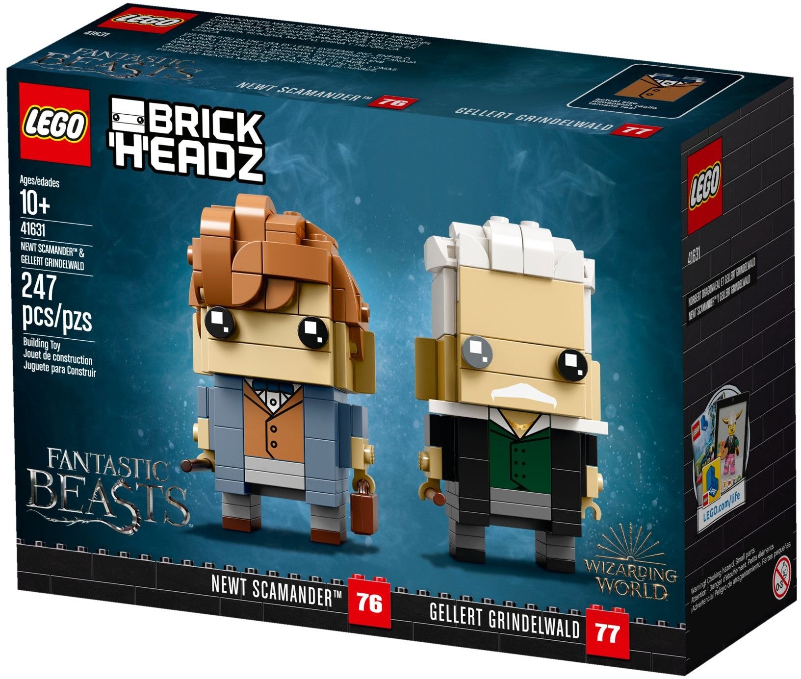 Newt Scamander & Gellert Grindelwald | BrickHeadz | 41631