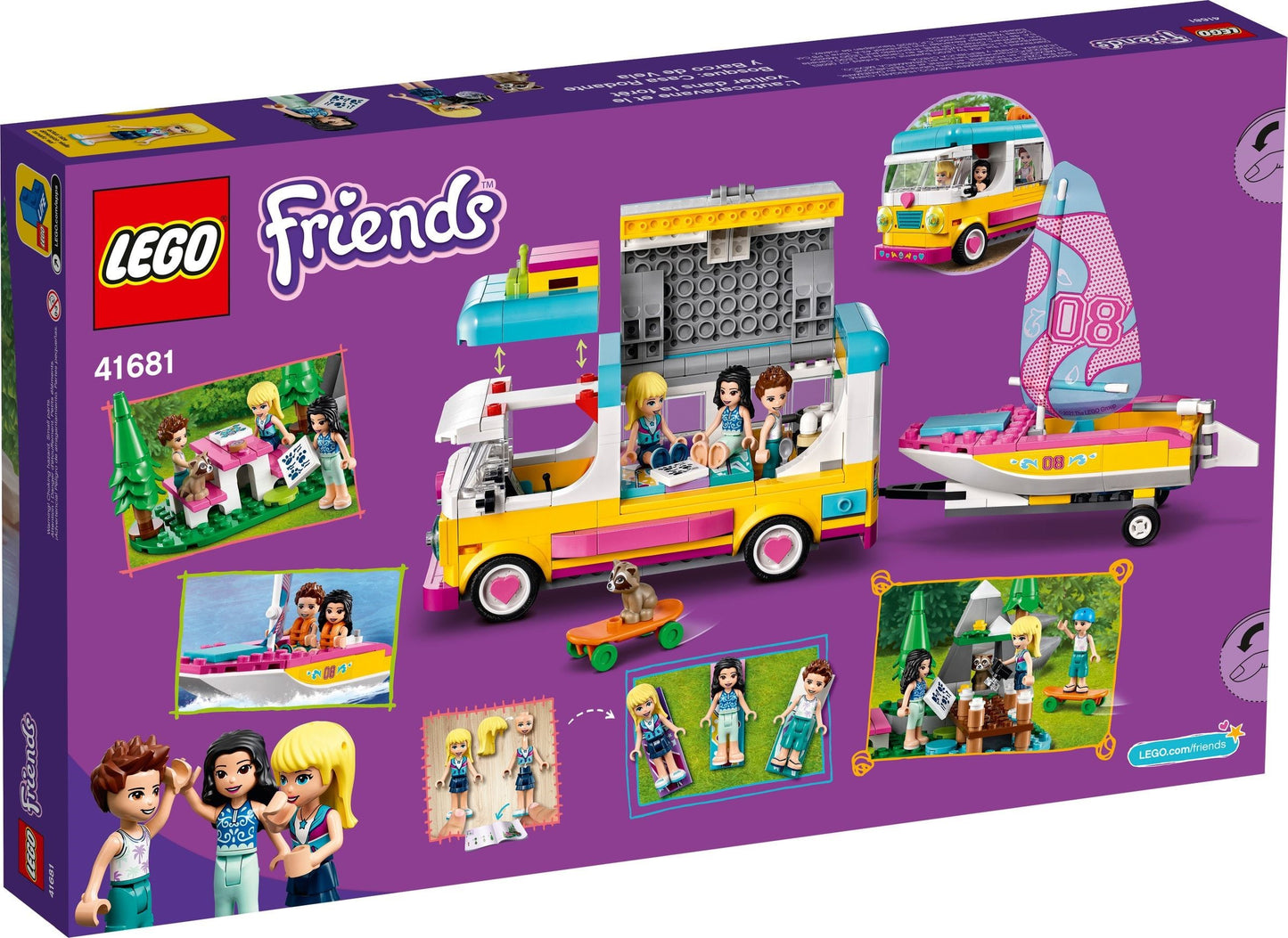 Forest Camper Van and Sailboat | Friends | 41681