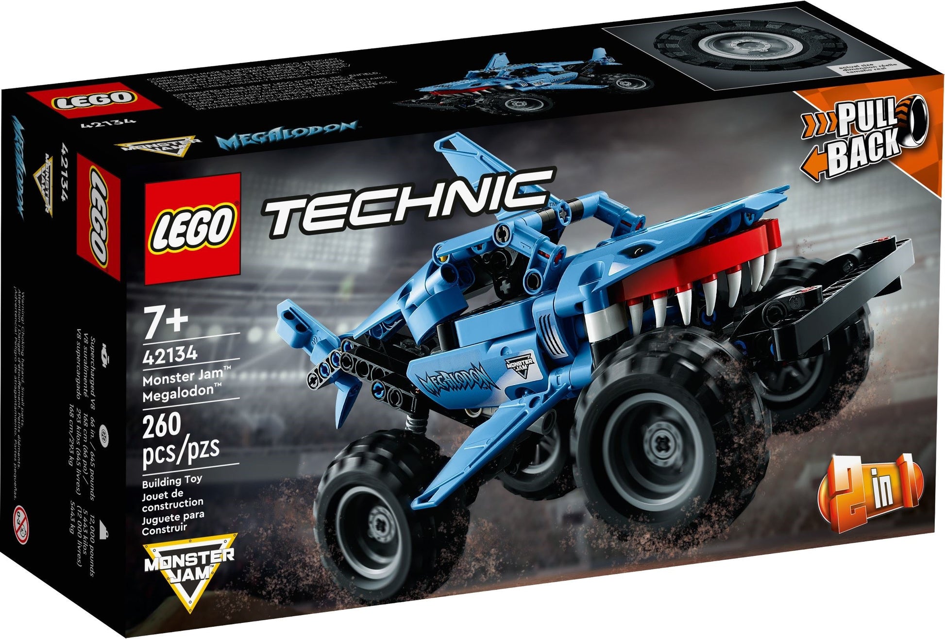 Monster Jam Mégalodon | Technic | 42134