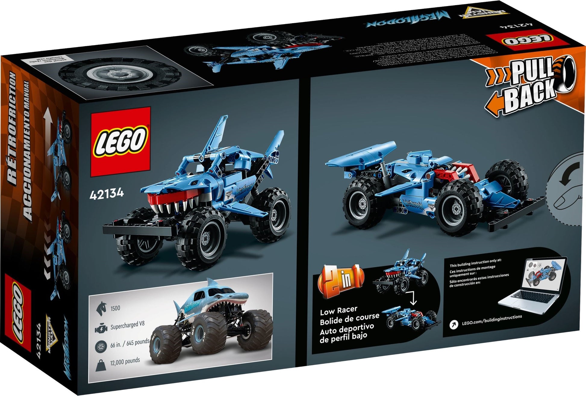Monster Jam Mégalodon | Technic | 42134
