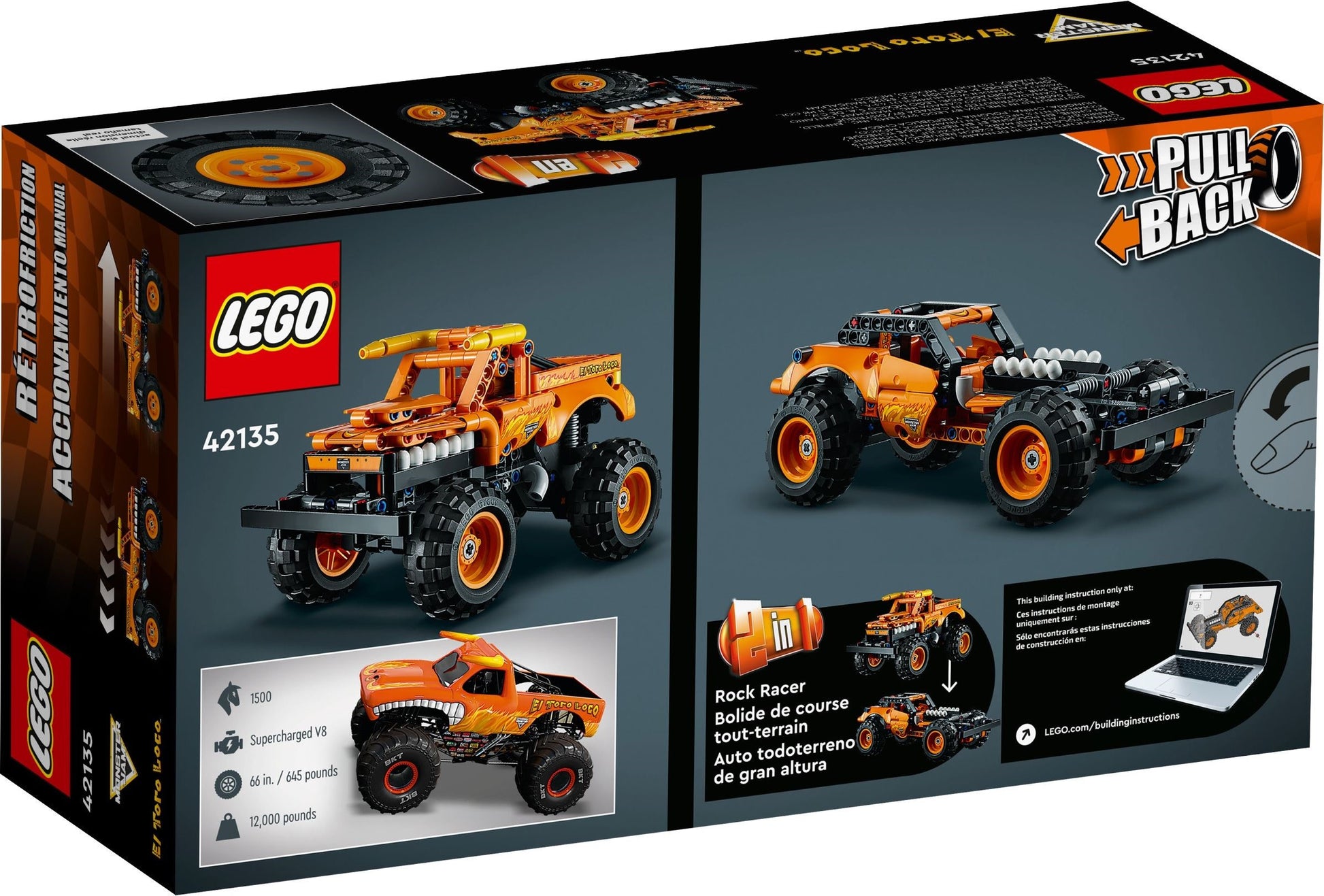 Monster Jam El Toro Loco | Technic | 42135