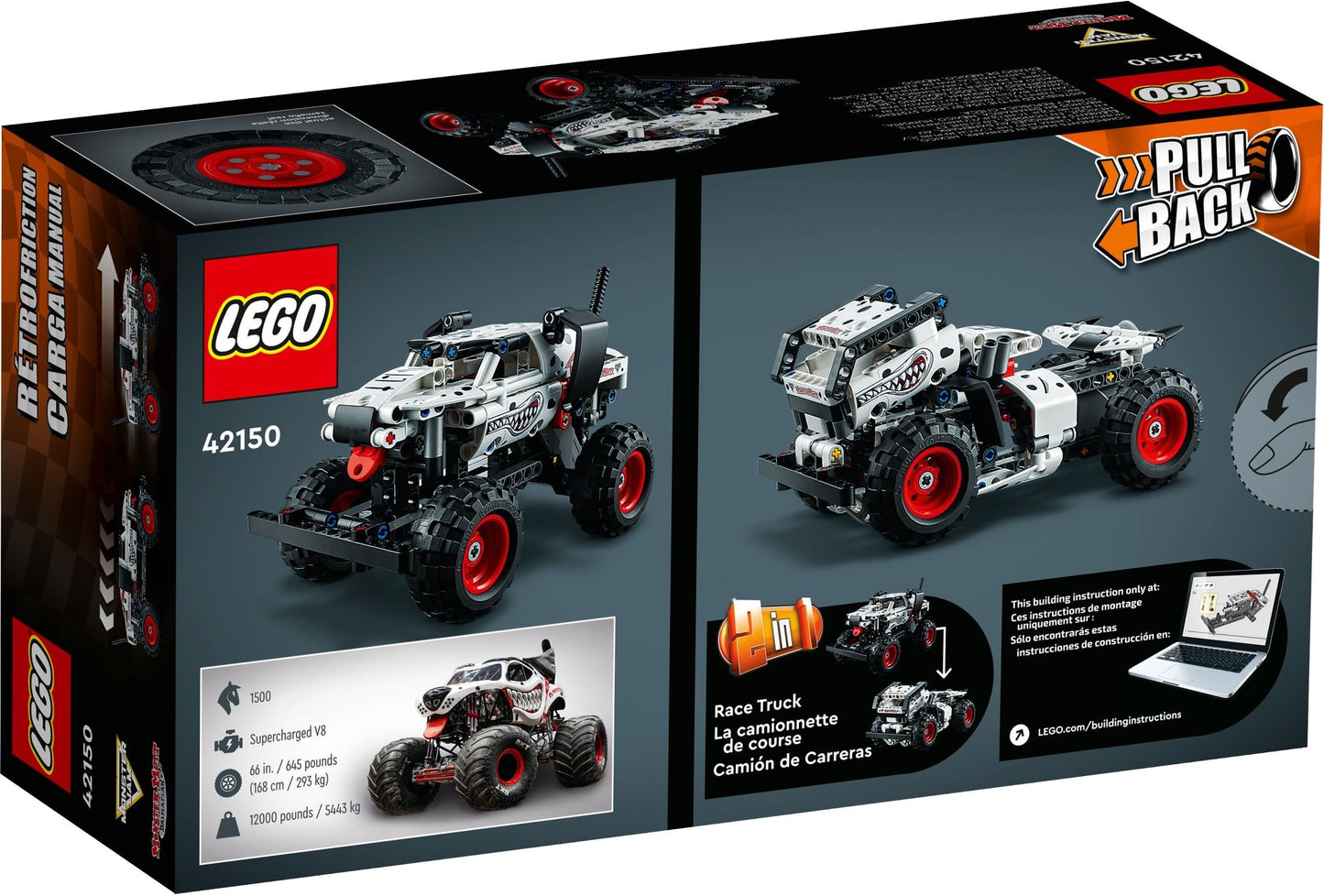 Monster Jam Monster Mutt Dalmatian | Technic | 42150