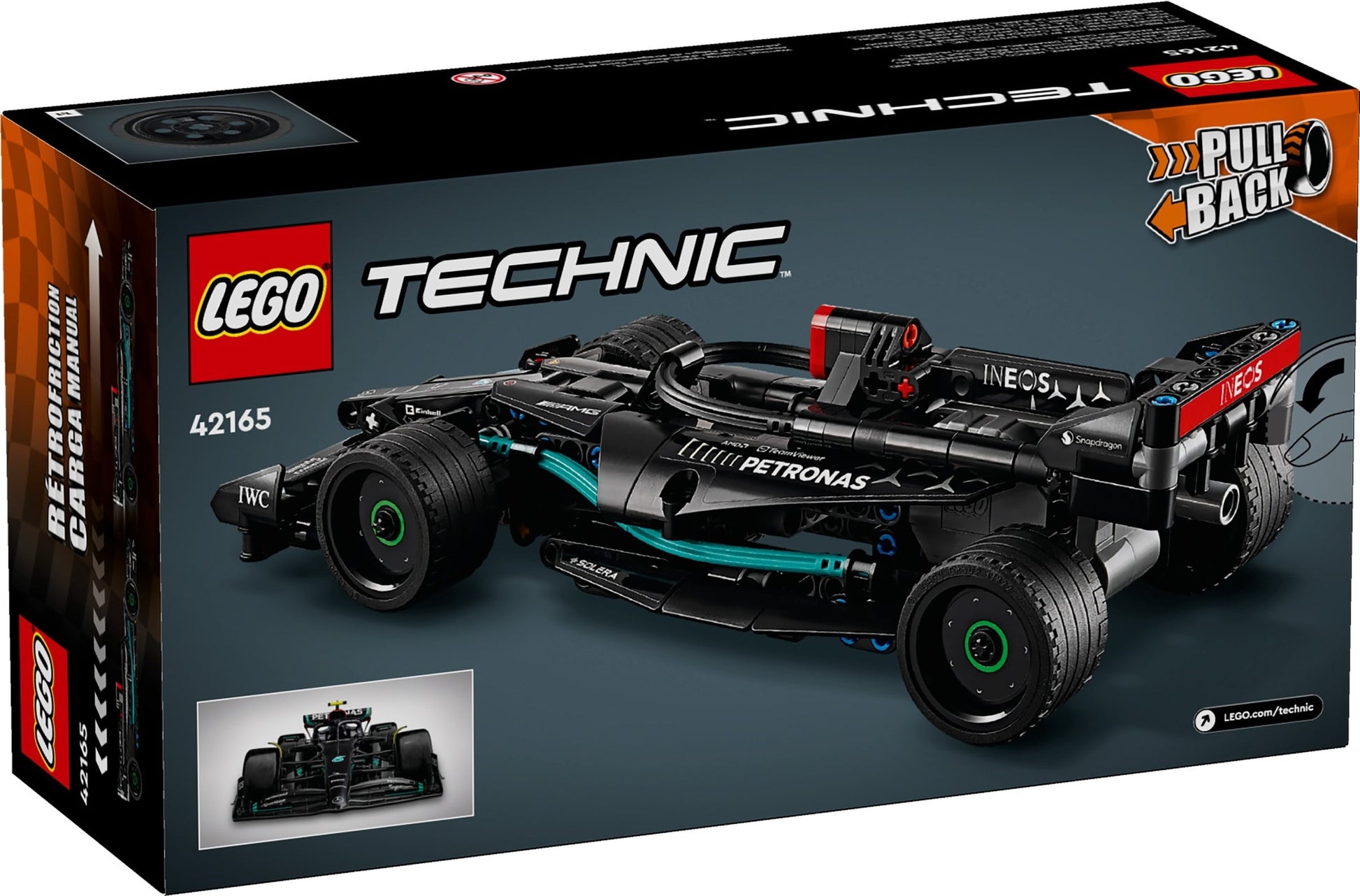 Mercedes-AMG F1 W14 à rétrofriction | Technic | 42165