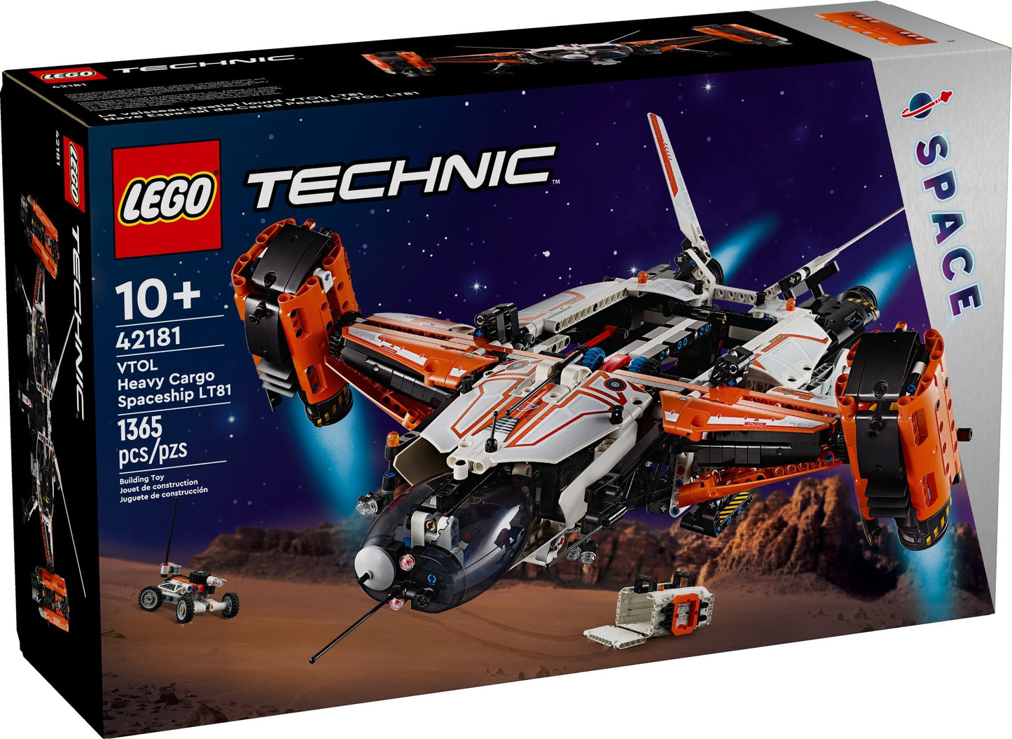 Vaisseau cargo lourd VTOL LT81 | Technic | 42181