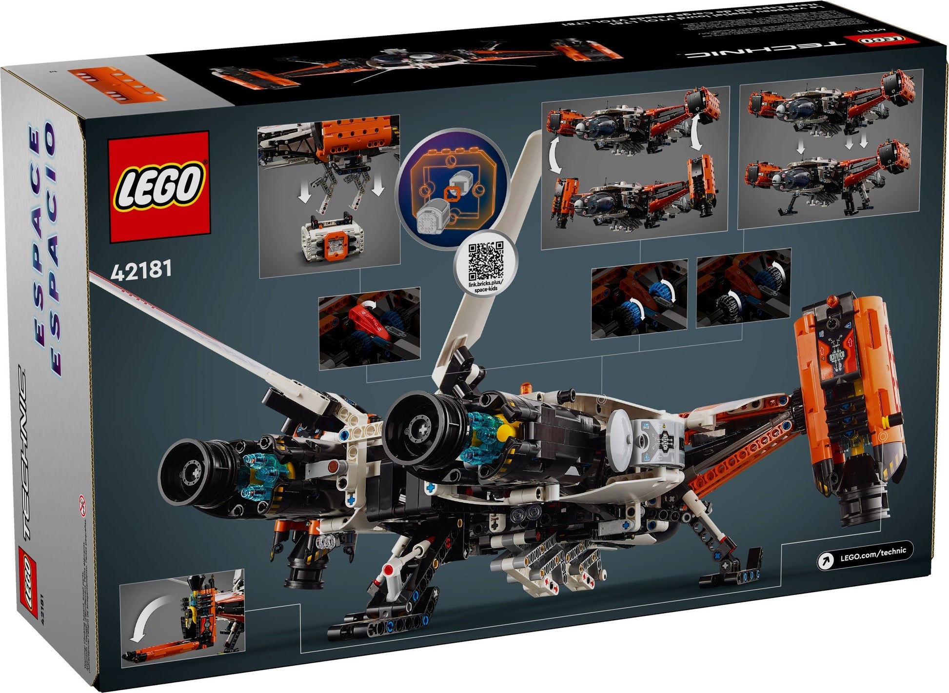 Vaisseau cargo lourd VTOL LT81 | Technic | 42181