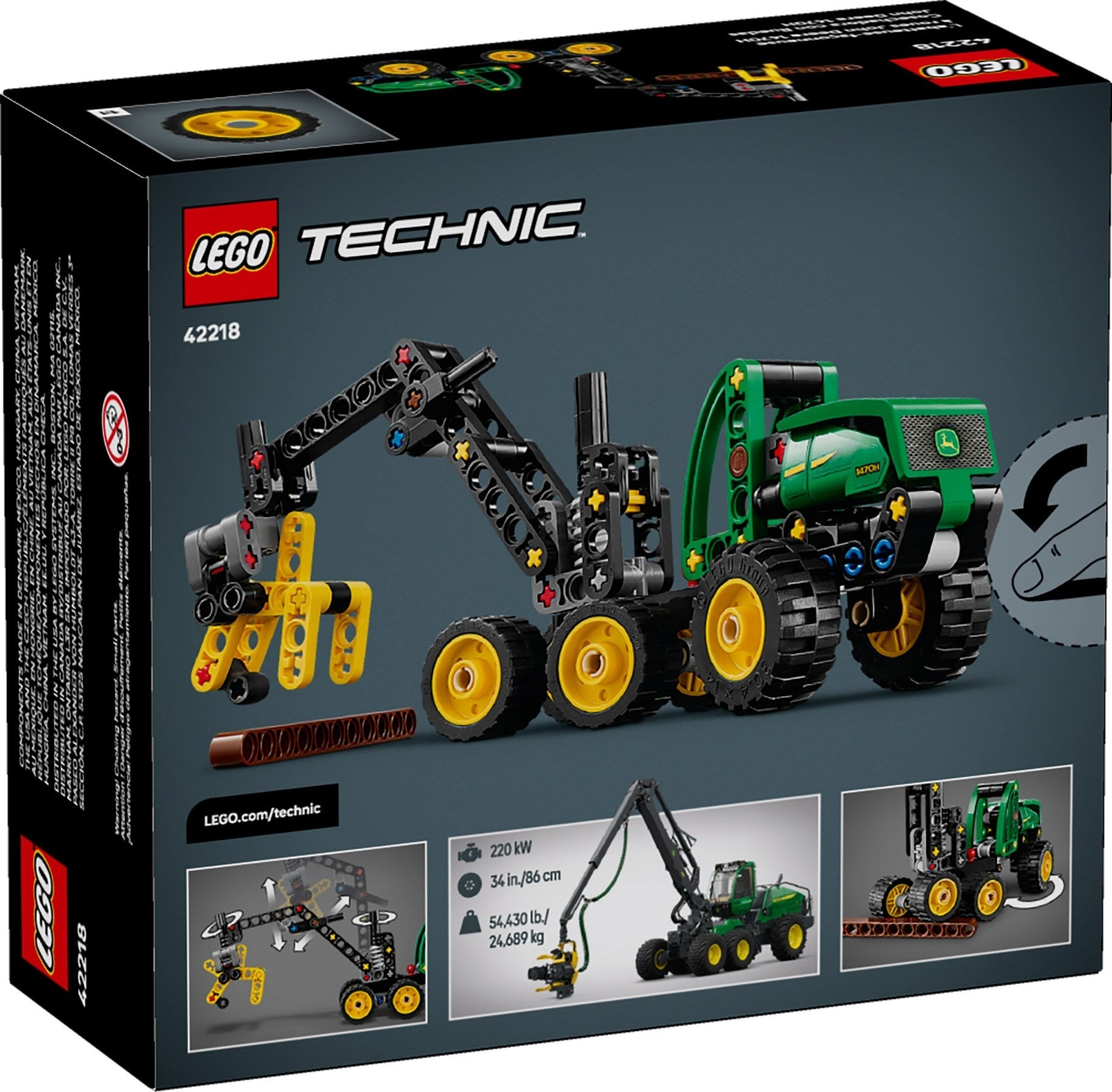John Deere 1670H Wheeled Harvester | Technic | 42218