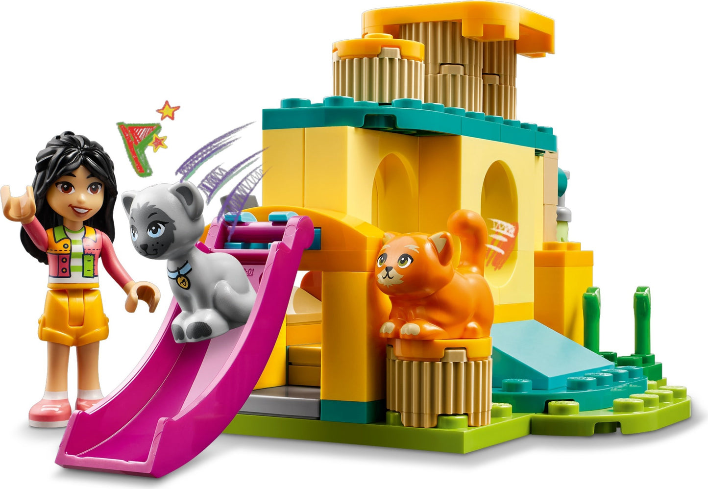 Aventure au terrain de jeux pour chats | Amis | 42612