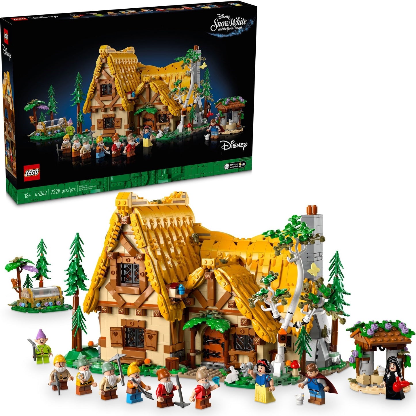 Snow White and the Seven Dwarfs' Cottage | Disney | 43242