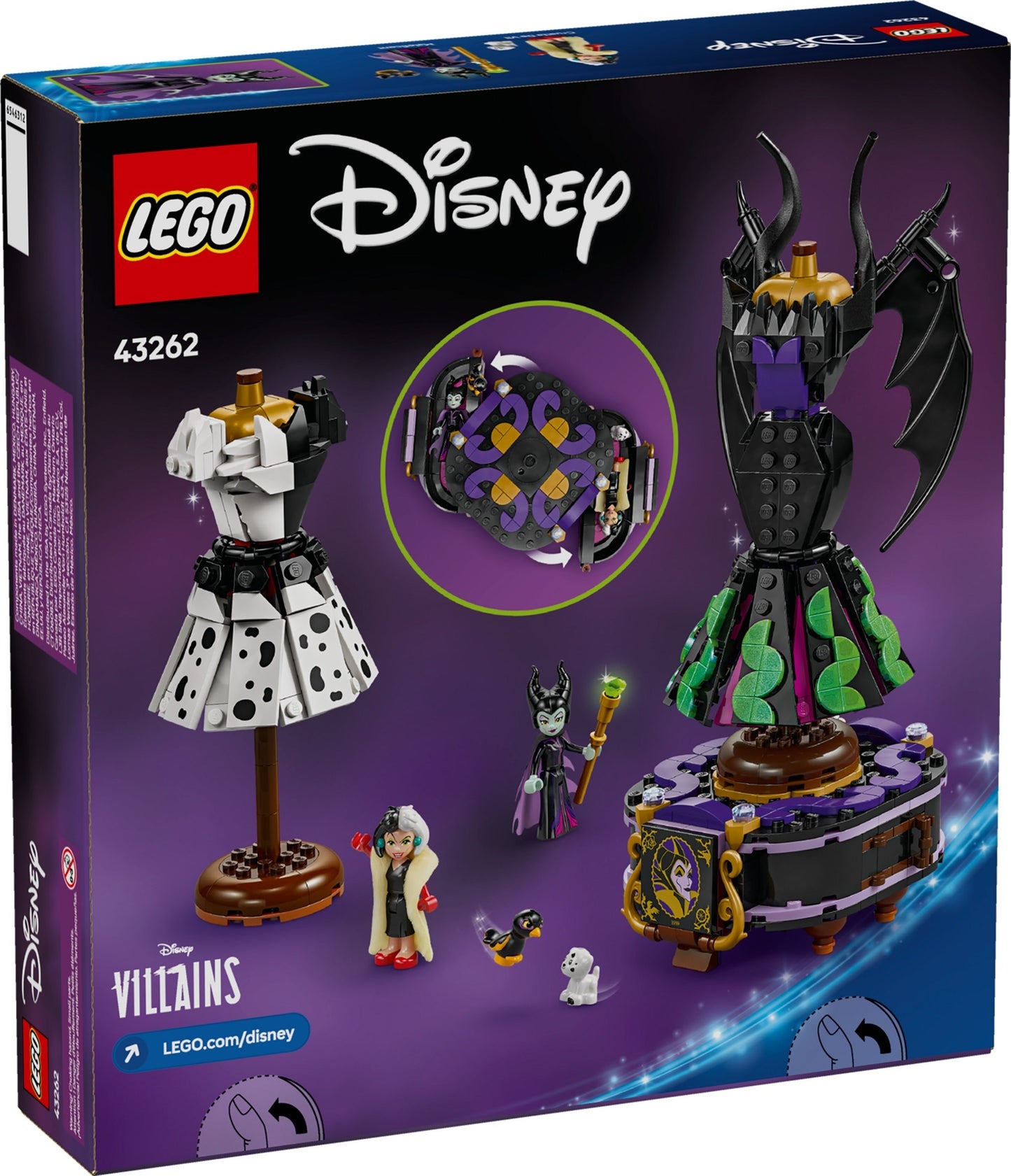 Maleficent's and Cruella De Vil's Dresses | Disney | 43262
