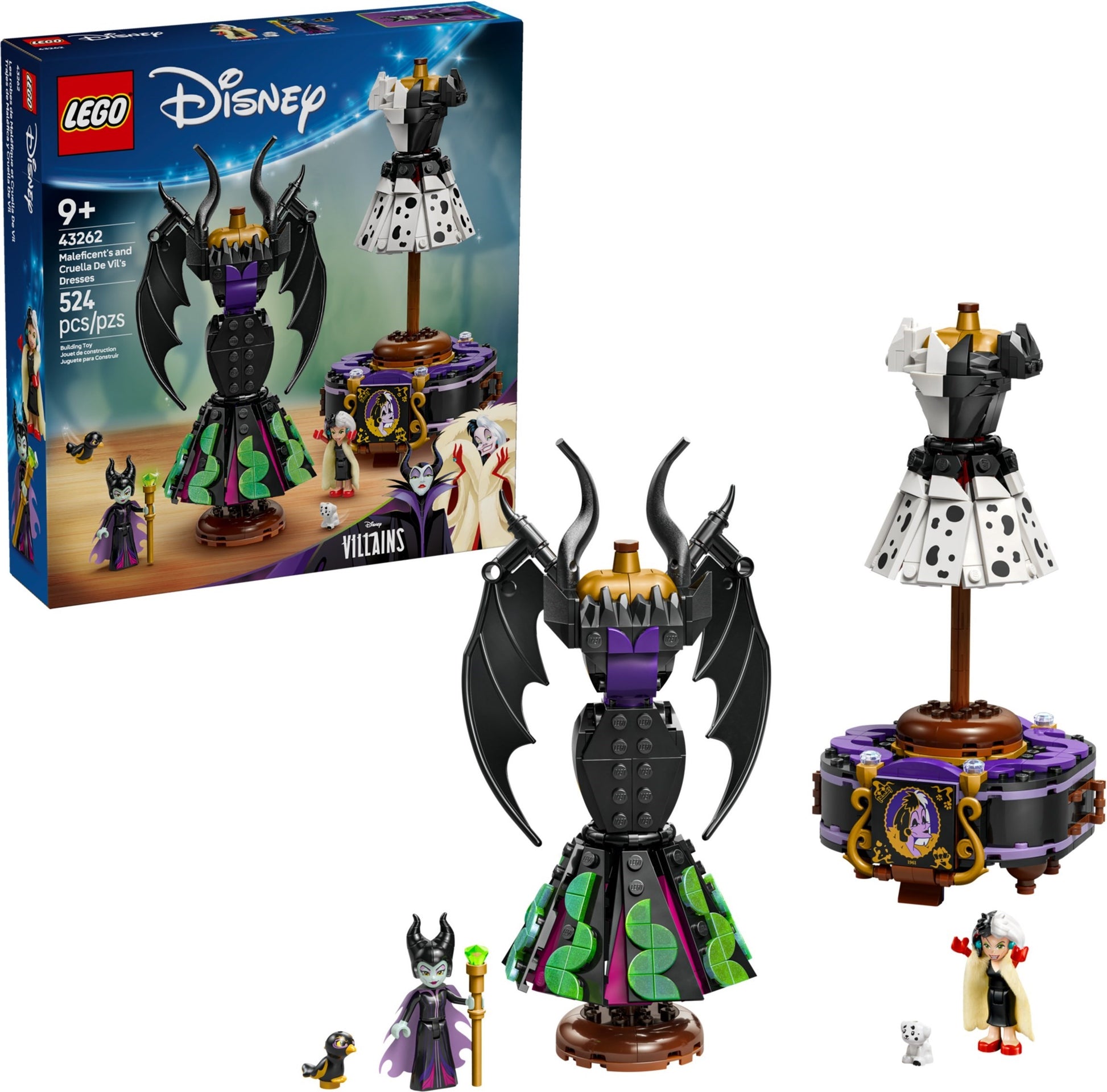 Maleficent's and Cruella De Vil's Dresses | Disney | 43262