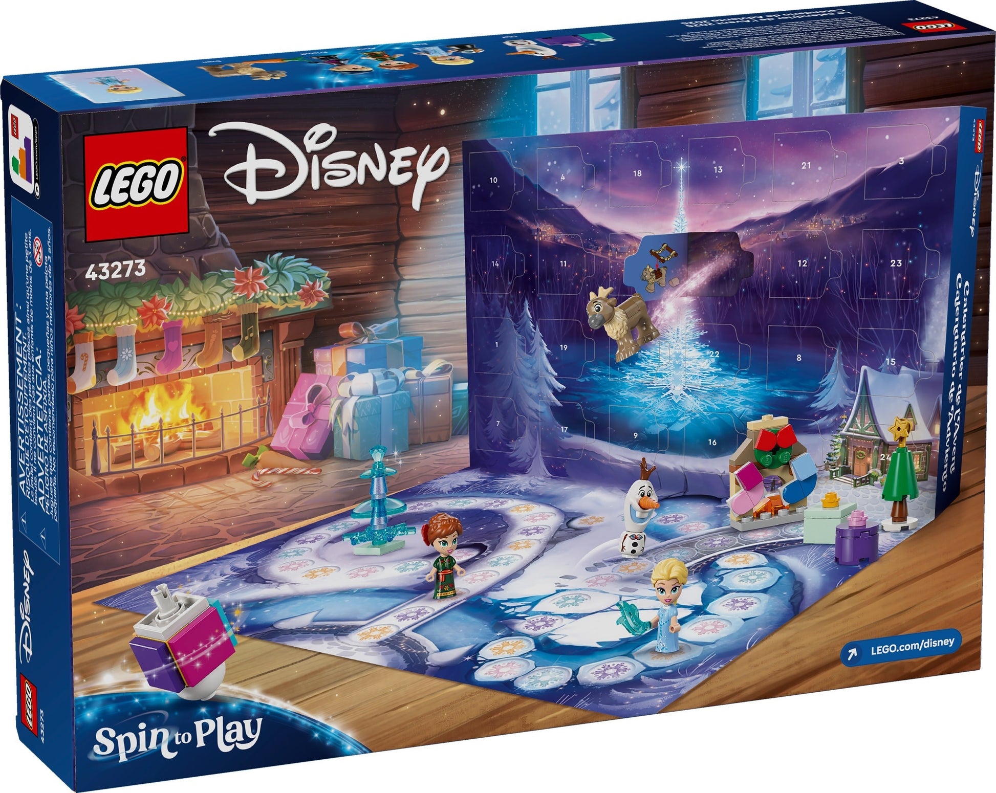 Calendrier de l'Avent LEGO Disney 2025 | Disney | 43273