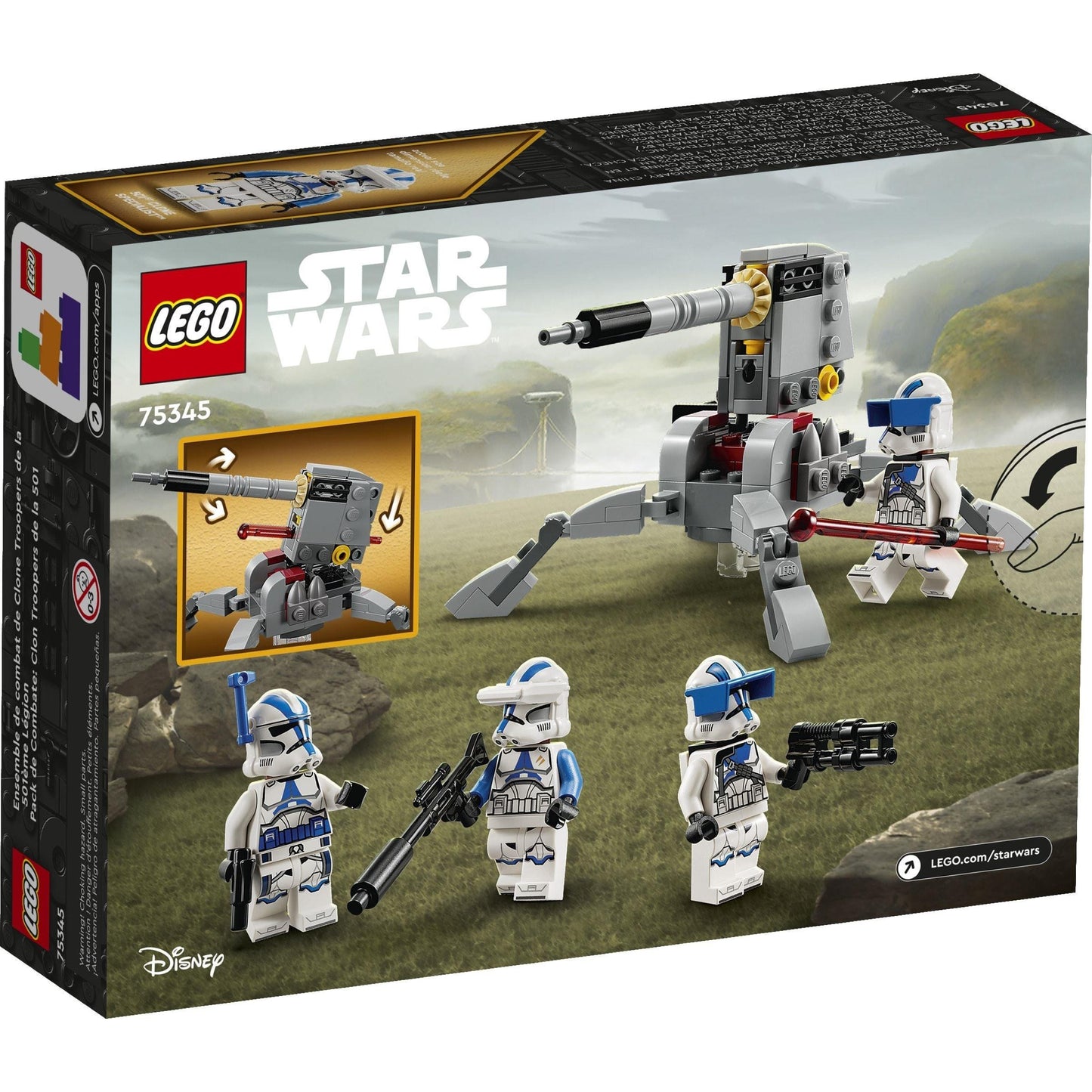 501st Clone Troopers Battle Pack | Star Wars | 75345