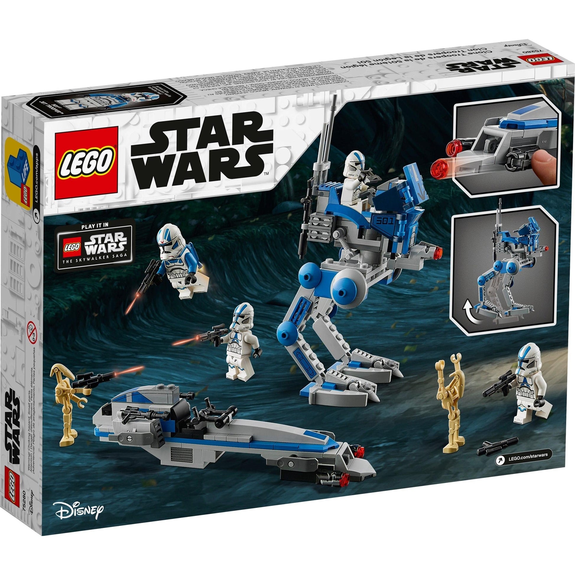 501st Legion Clone Troopers | Star Wars | 75280