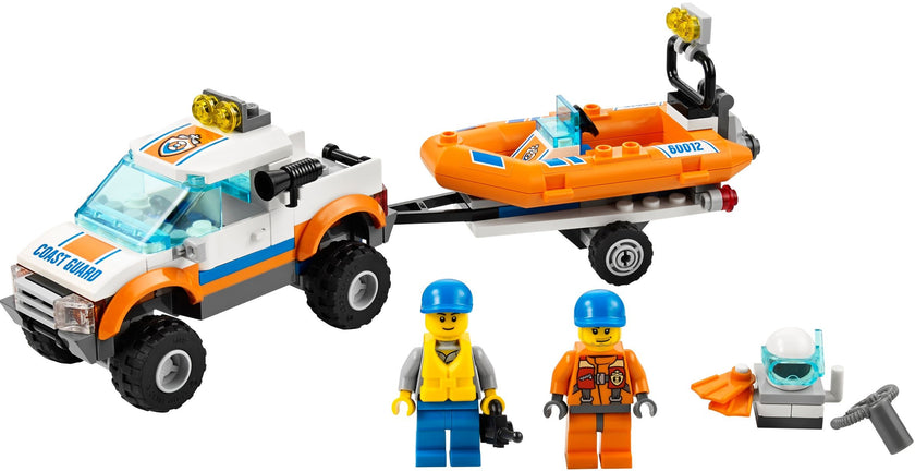 Garde côtière 4x4 et bateau de plongée | Ville | 60012