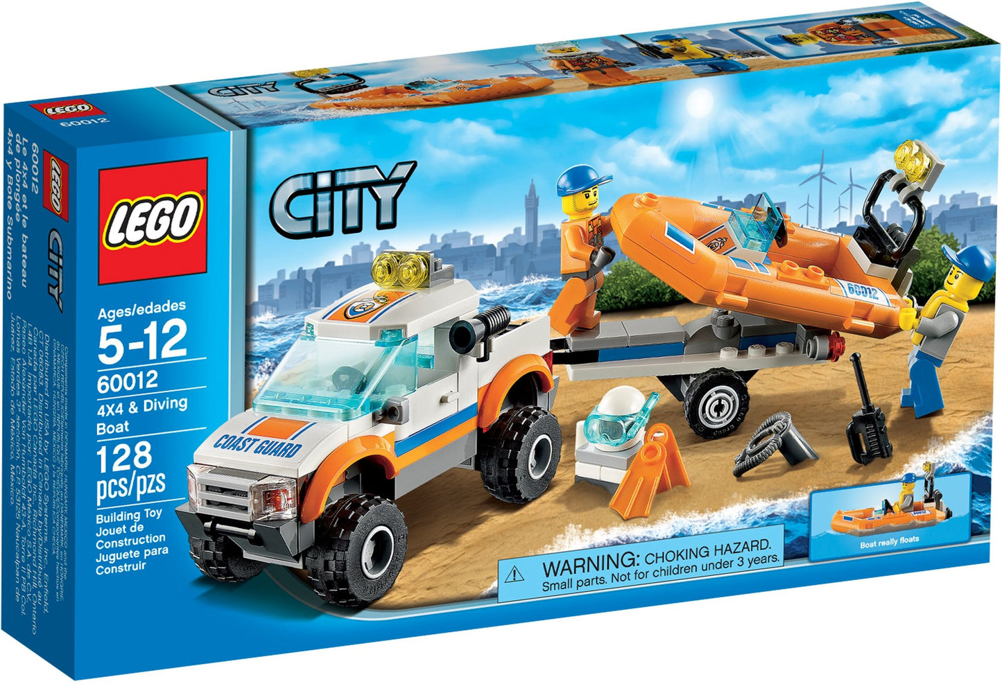 Garde côtière 4x4 et bateau de plongée | Ville | 60012