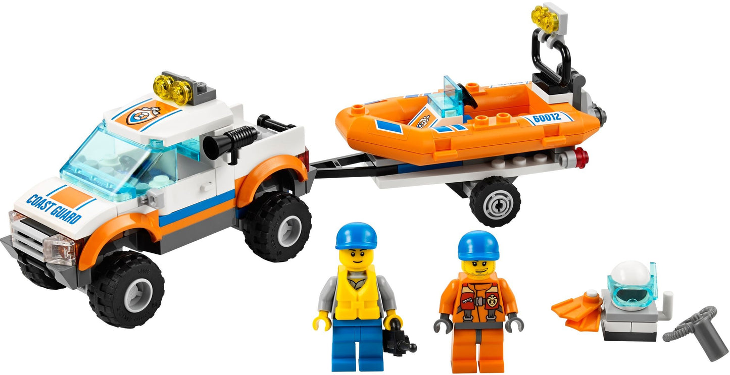 Garde côtière 4x4 et bateau de plongée | Ville | 60012