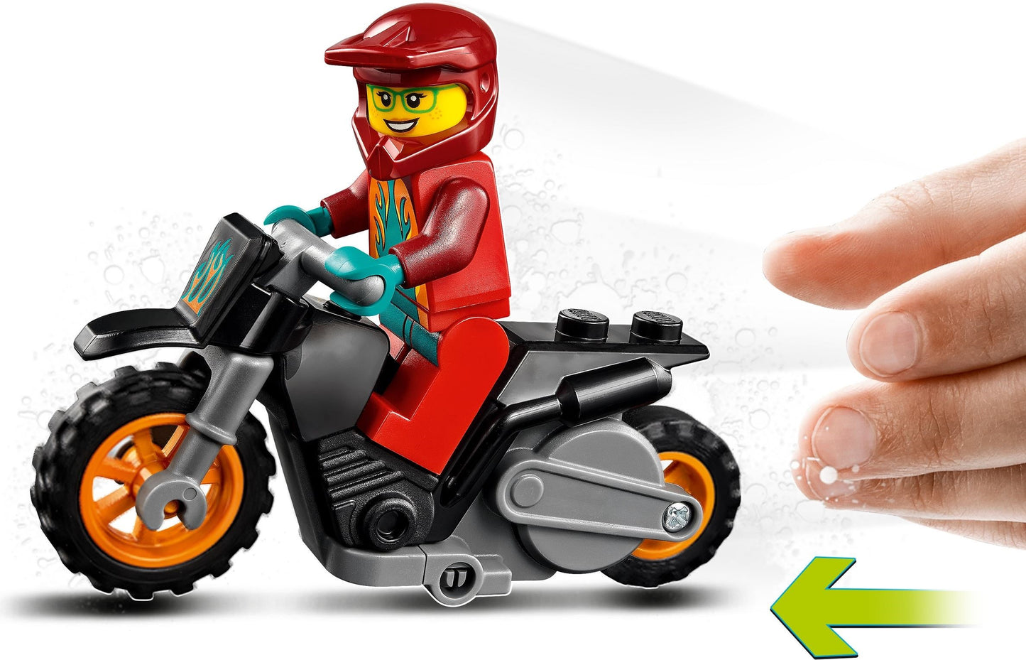 Moto de cascadeur pompier | Ville | 60311
