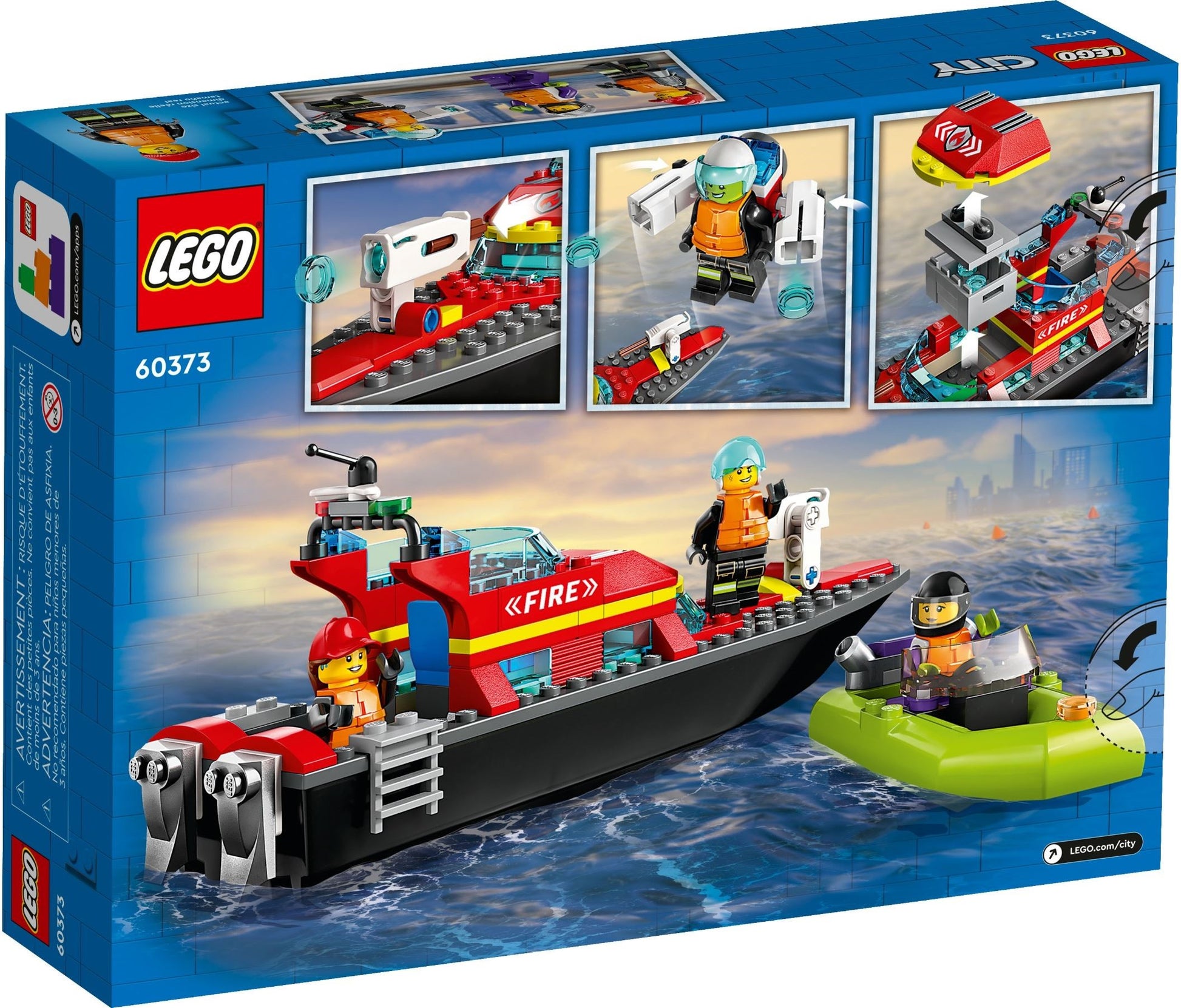 Bateau de sauvetage des pompiers | Ville | 60373
