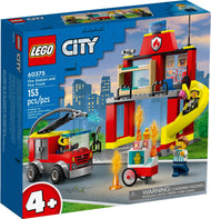 Caserne de pompiers et camion de pompiers | Ville | 60375