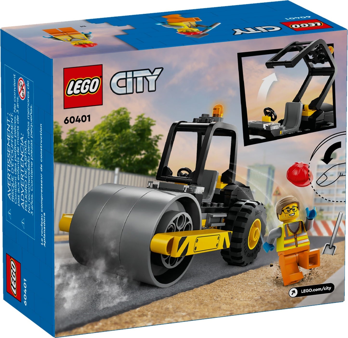 Rouleau compresseur de chantier | Ville | 60401