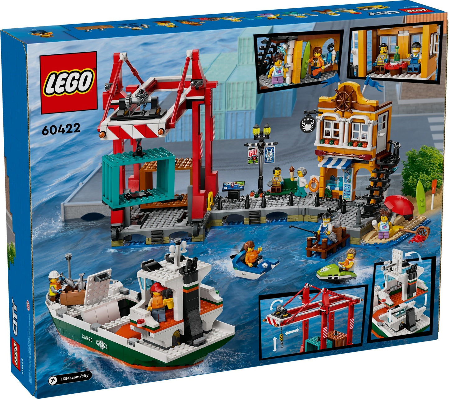 Seaside Harbour with Cargo Ship | City | 60422