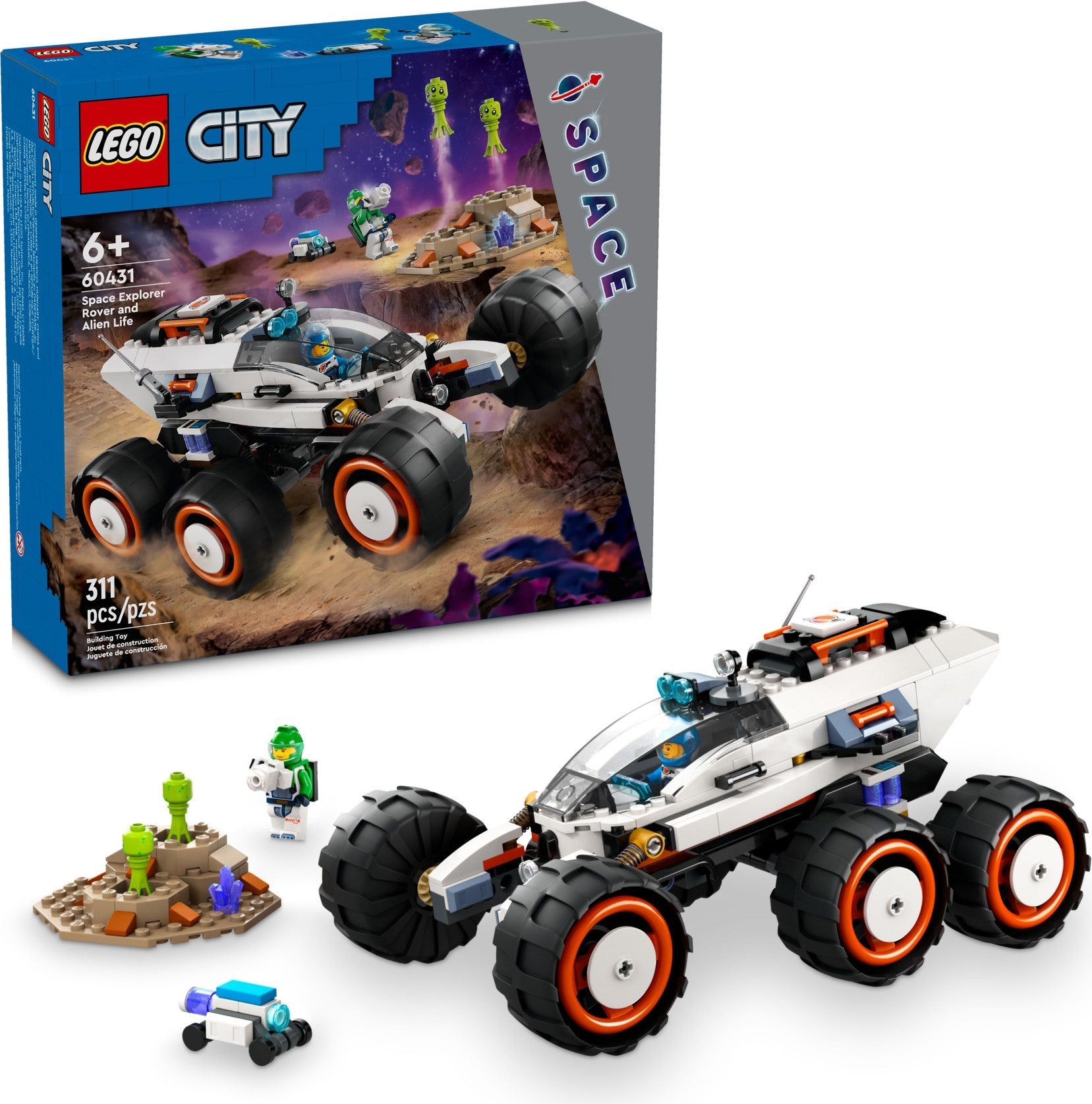 Space Explorer Rover and Alien Life | City | 60431