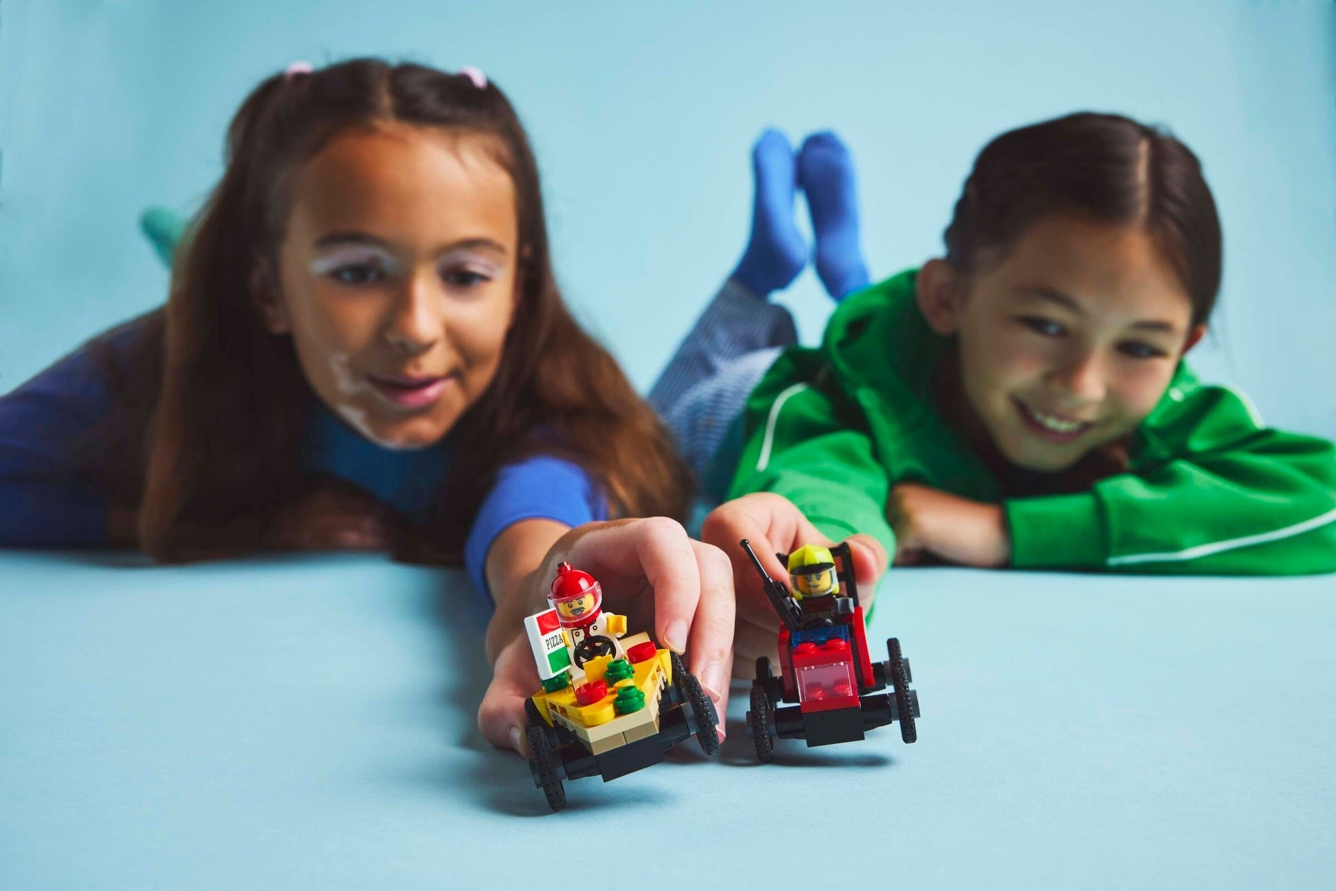 Pizza vs. Fire Truck Race Car Pack | City | 60458