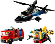 Helicopter, Fire Truck & Submarine Remix | City | 60462