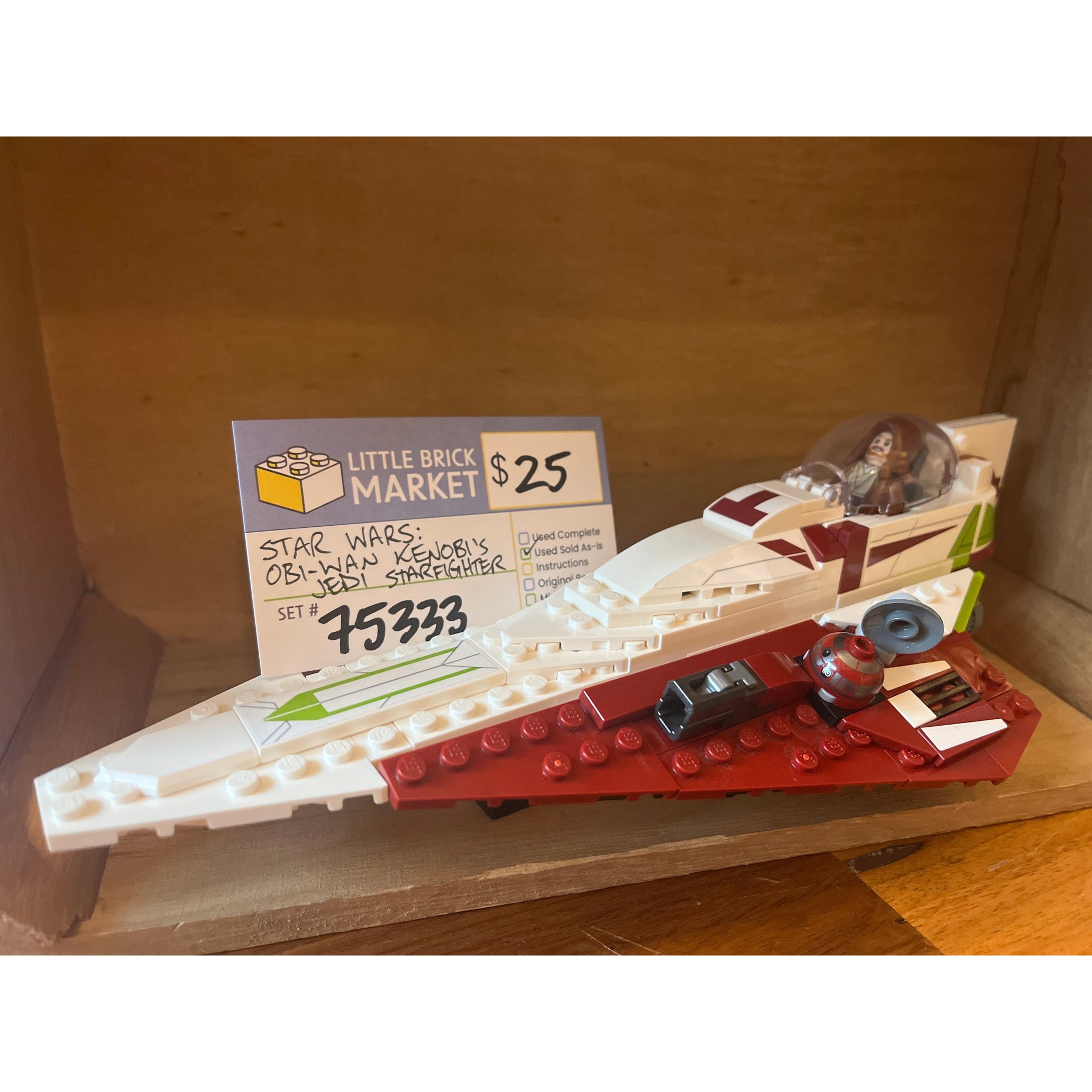 Obi-Wan Kenobi's Jedi Starfighter | Star Wars | 75333