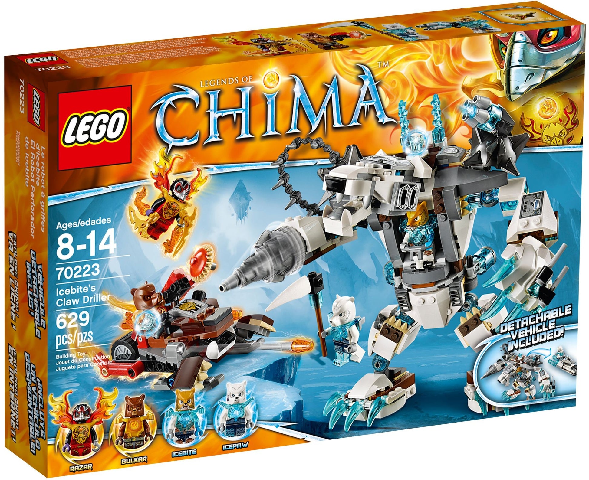 Icebite's Claw Driller | Legends of Chima | 70223