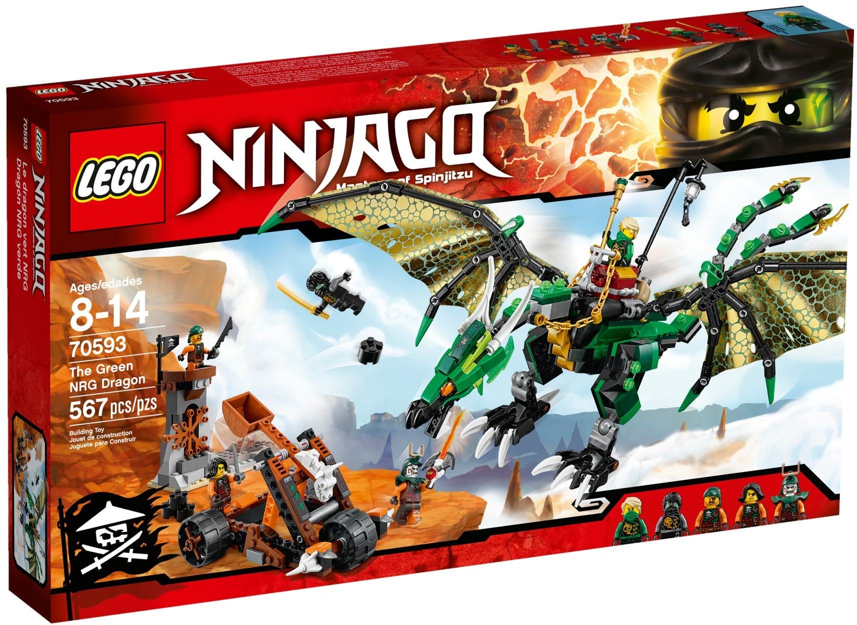 The Green NRG Dragon | Ninjago | 70593