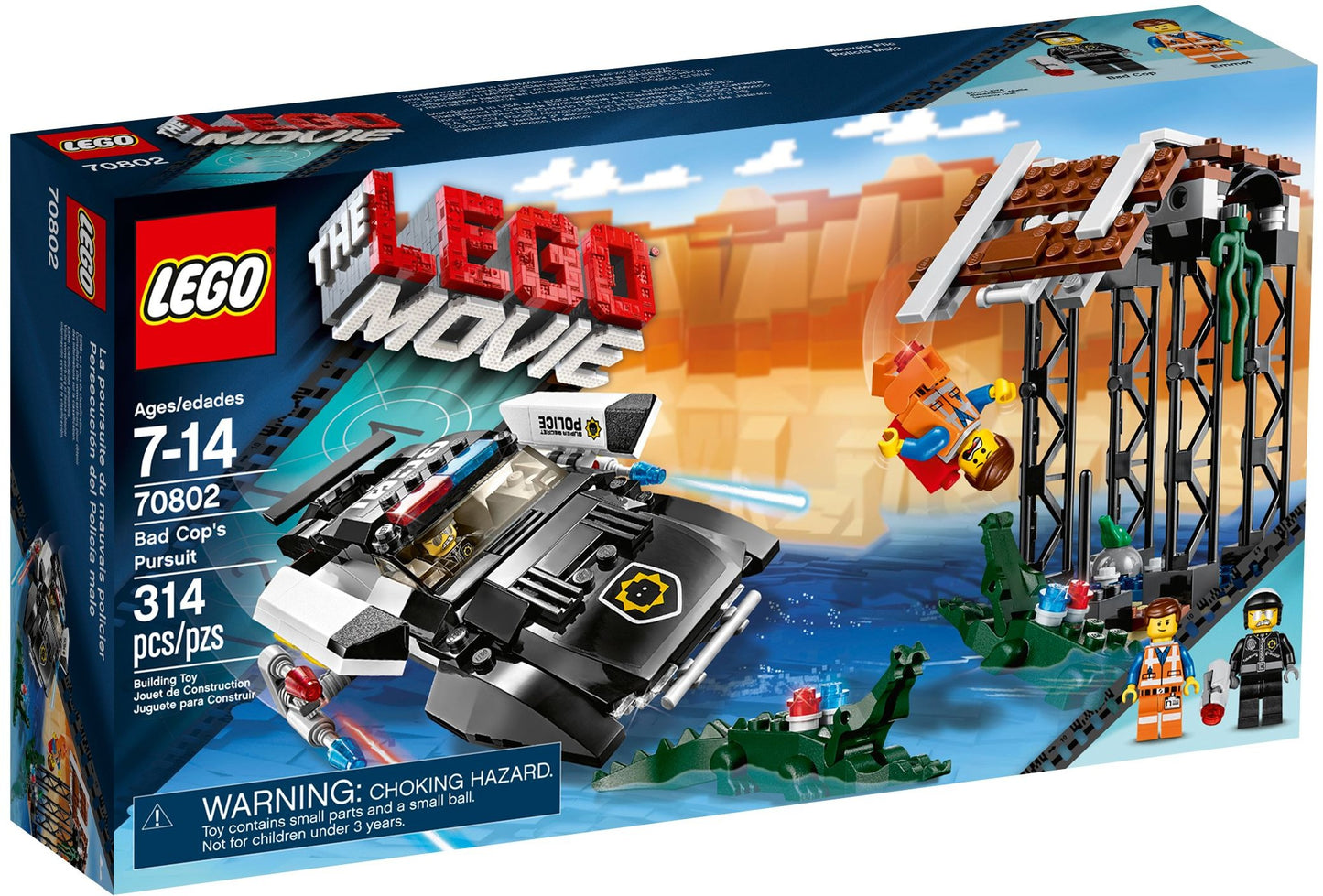 Poursuite d'un mauvais flic | La Grande Aventure LEGO | 70802