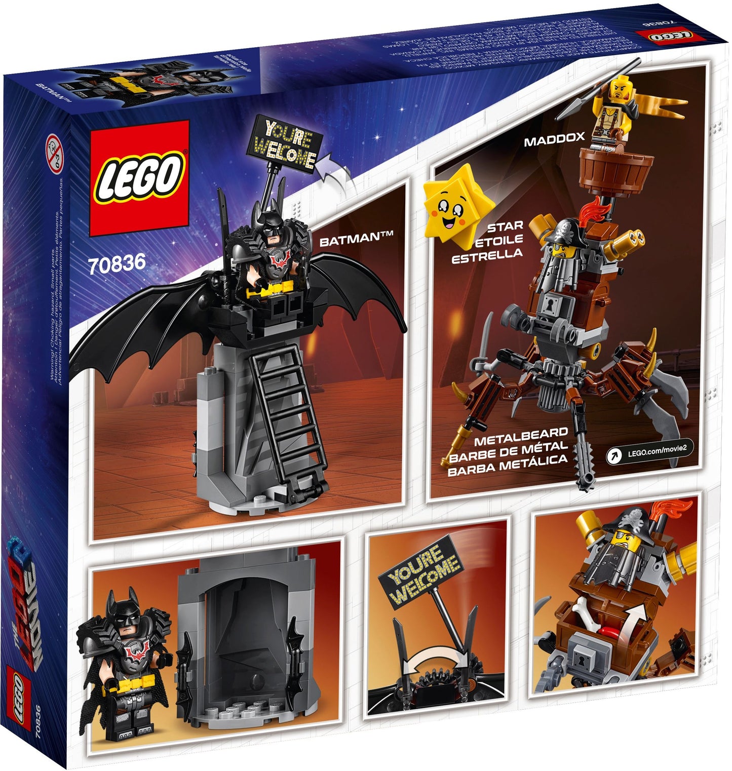 Battle-Ready Batman and MetalBeard | The LEGO Movie 2 | 70836